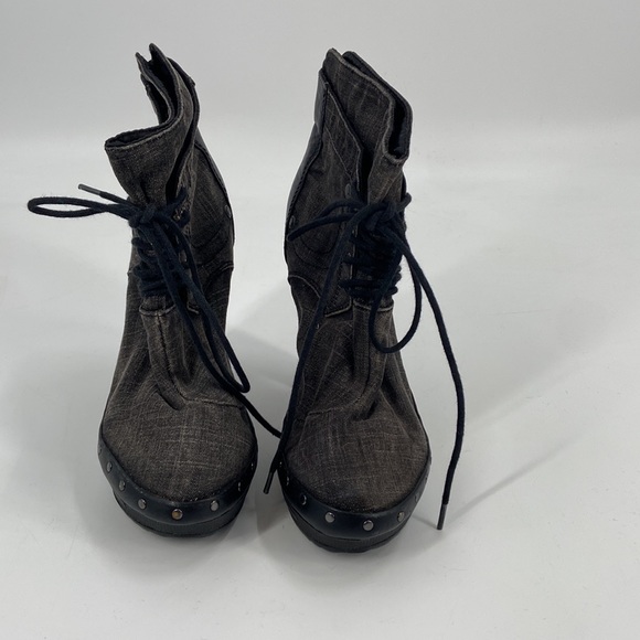 Sold❌❌❌Diesel industry denim platform heels - Picture 2 of 13